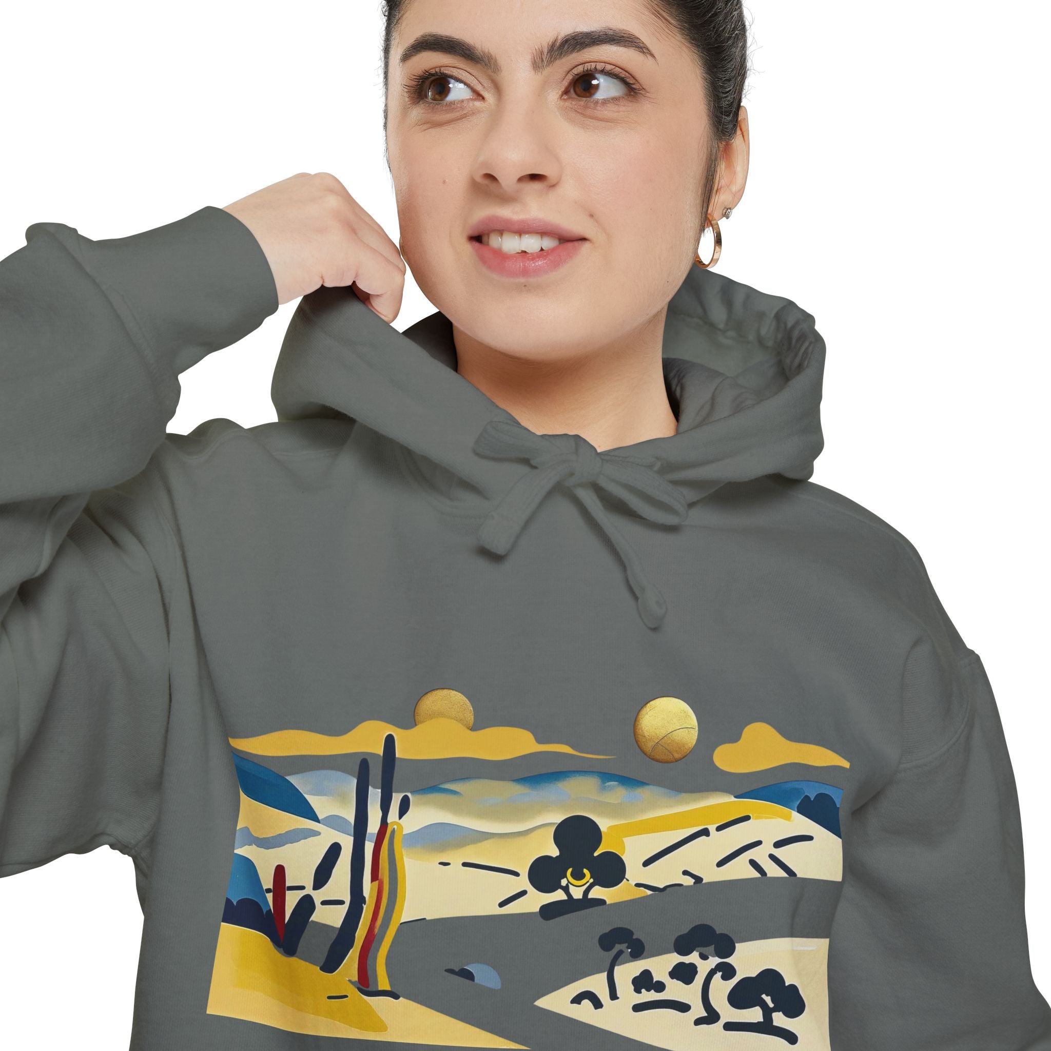 Scenic Landscape Hoodie | Cozy Unisex Sweatshirt for Nature Lovers, Gift for Him/Her, Perfect for Travel, Weekend Wear, Outdoor Adventures