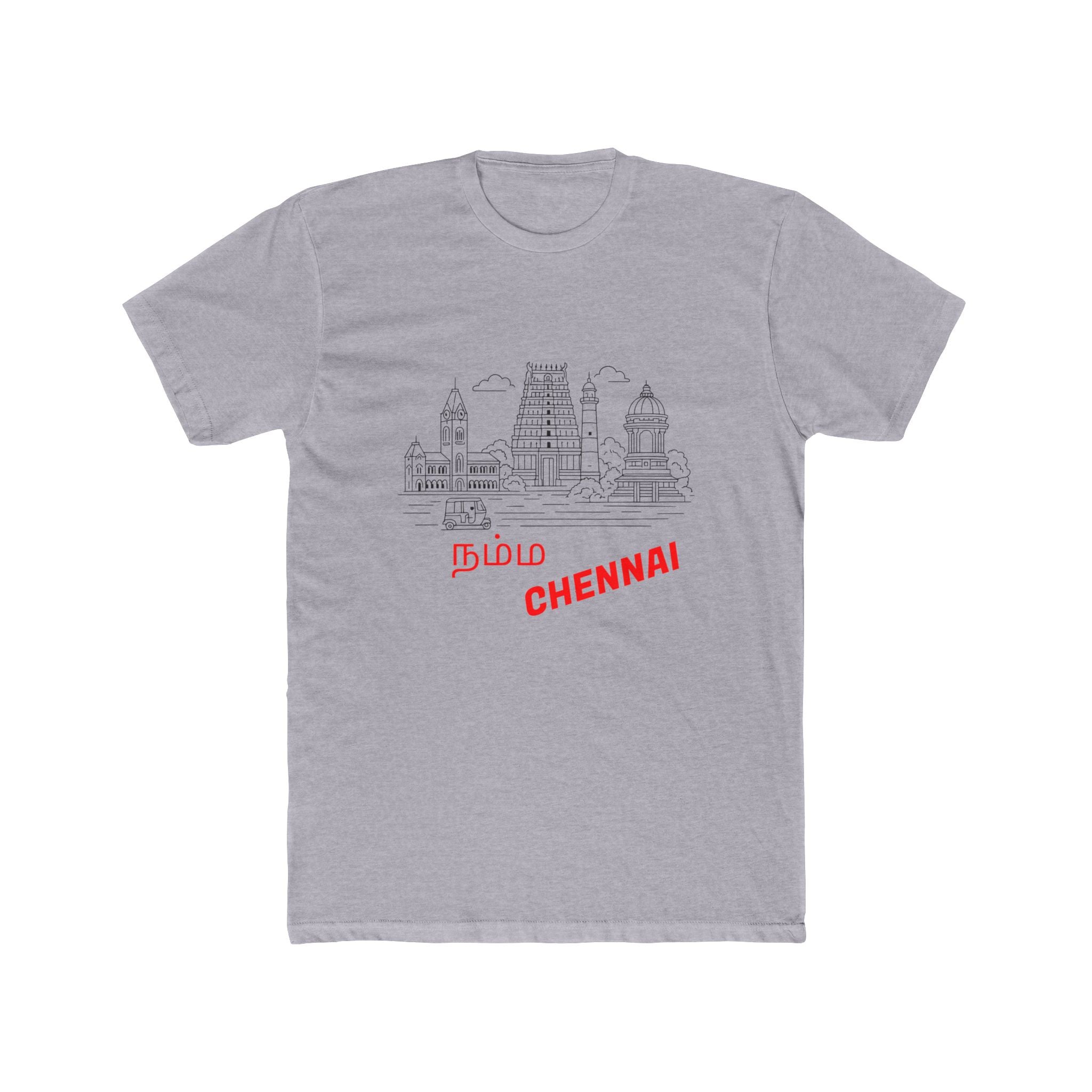 Chennai/Madras Street Vibes Tee -Unisex– Landmarks, Tamil, Namma Chennai, & Coordinates