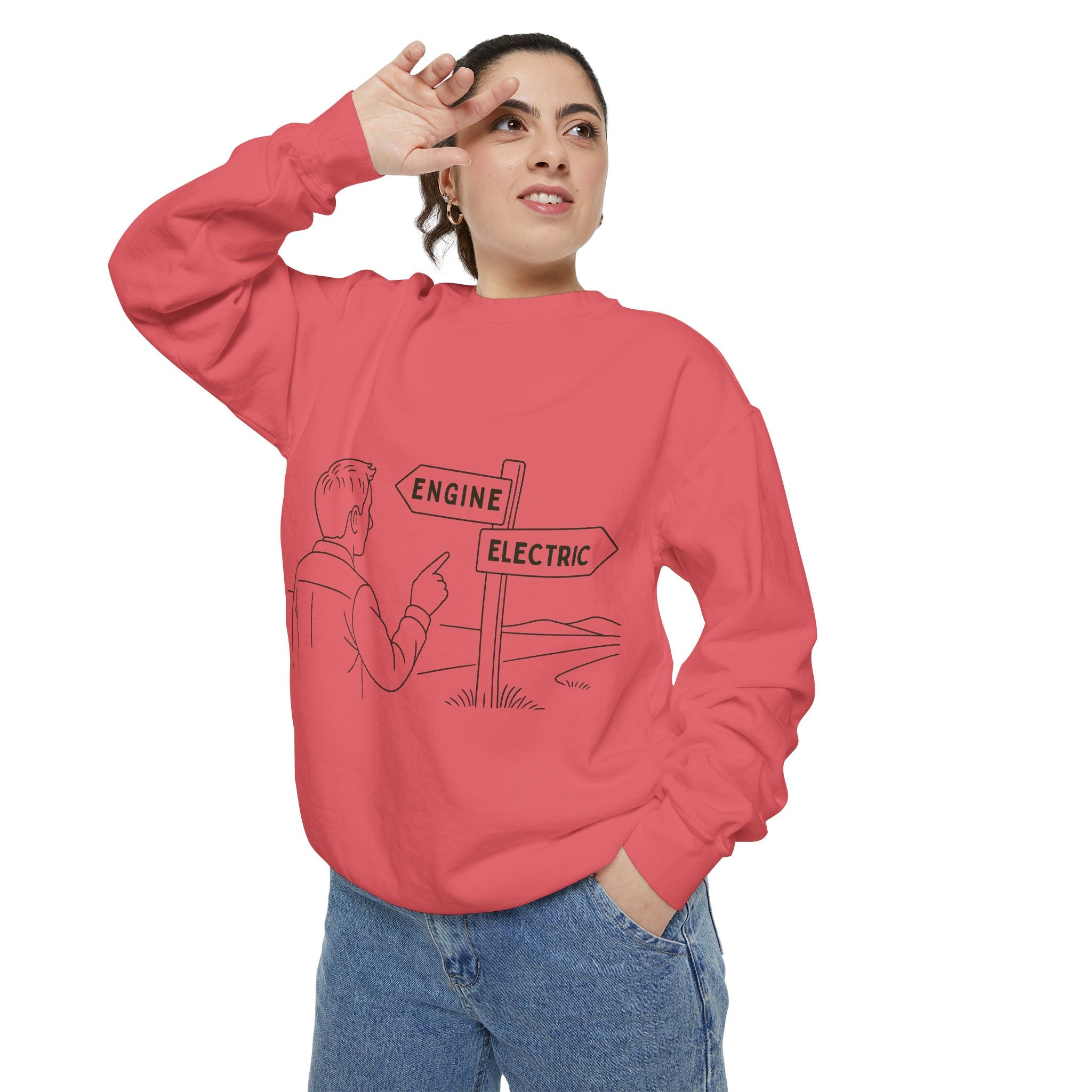 Engine vs Electric Unisex Sweatshirt | Face Turn Fashion