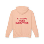 Attitude Over Everything, Unisex Lightweight Hooded Sweatshirt