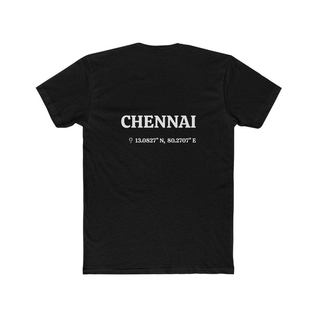 Chennai/Madras Street Vibes Tee -Unisex– Landmarks, Tamil, Namma Chennai, & Coordinates