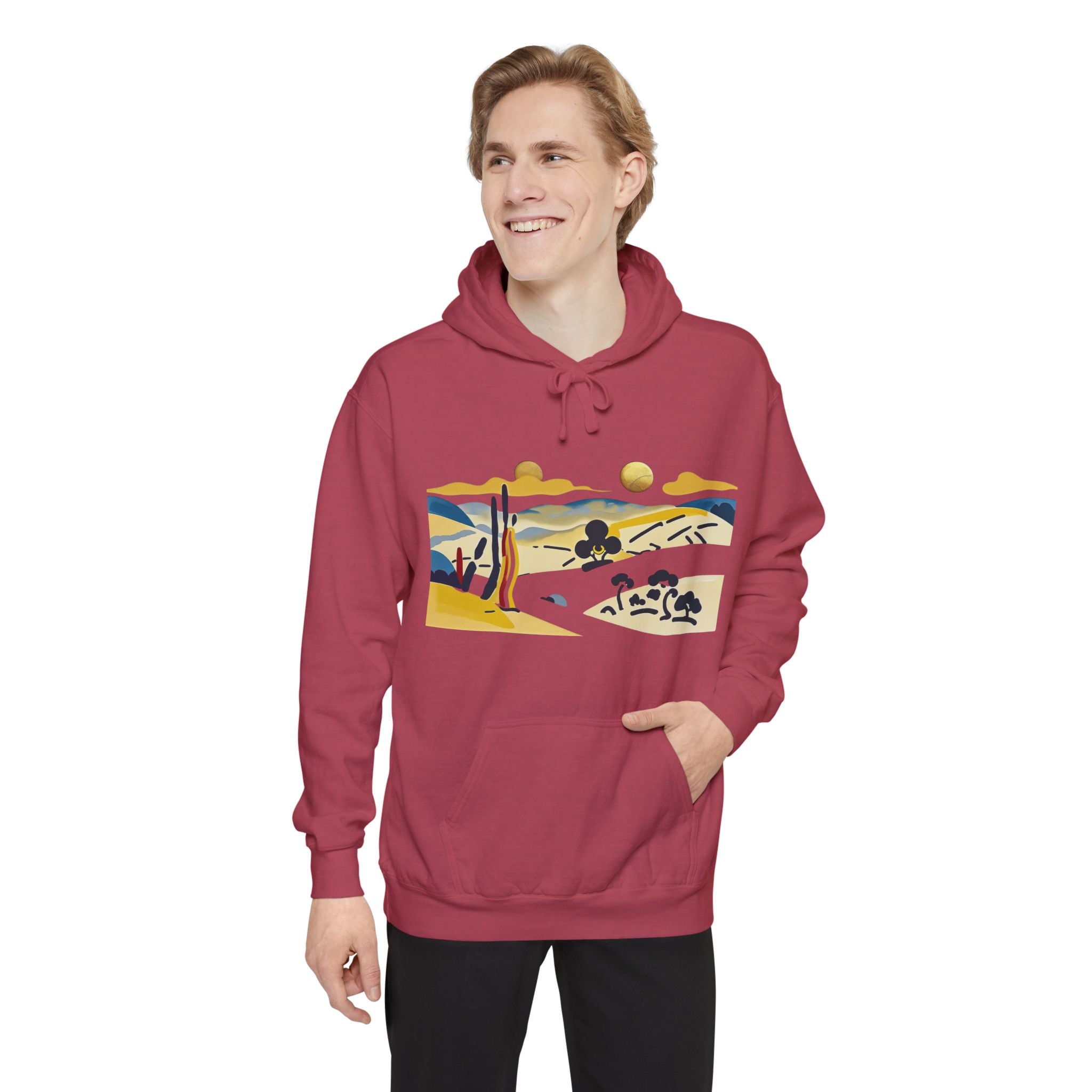 Scenic Landscape Hoodie | Cozy Unisex Sweatshirt for Nature Lovers, Gift for Him/Her, Perfect for Travel, Weekend Wear, Outdoor Adventures