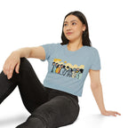 Festival Vibes Women's Crop Top, Boho Style Tee, Summer Festival Wear, Concert Outfit, Casual Chic Top, Gift for Her