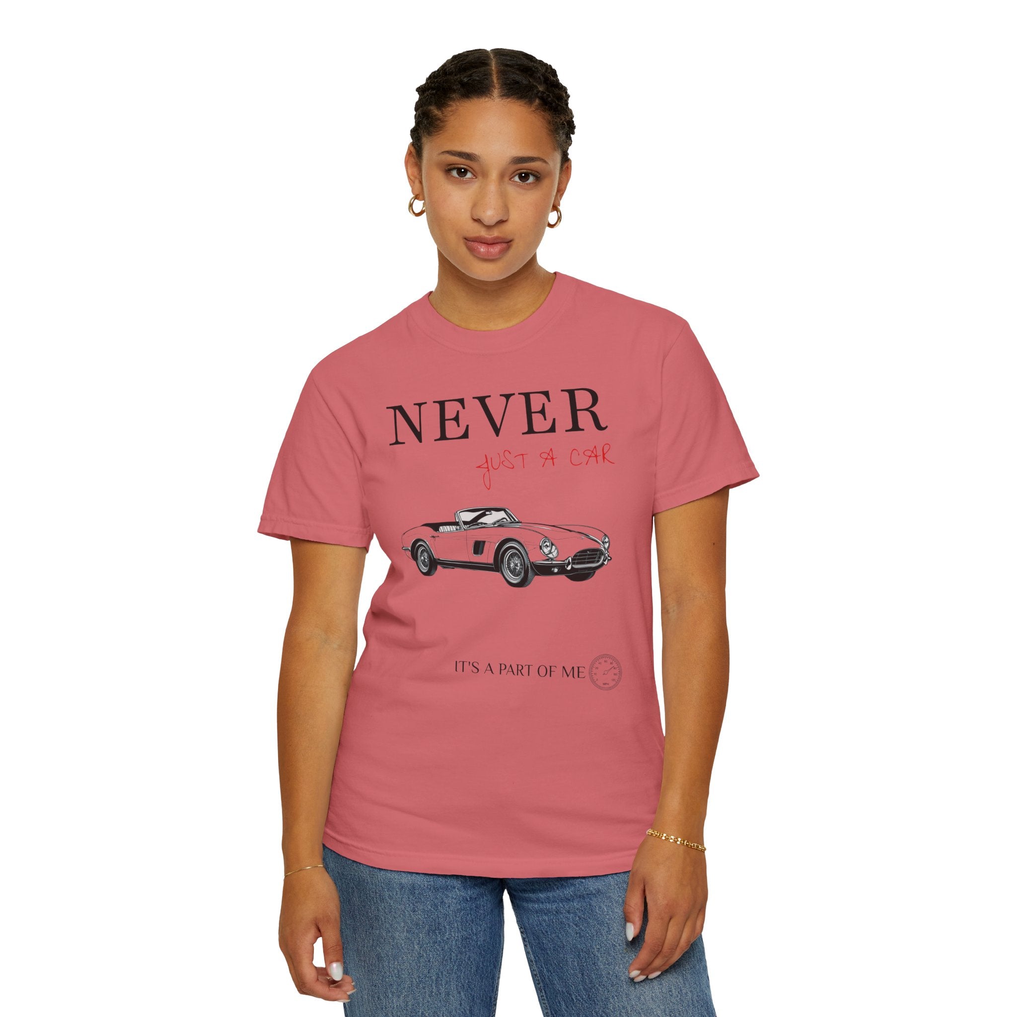 Stylish  T-shirt with Vintage Car Design