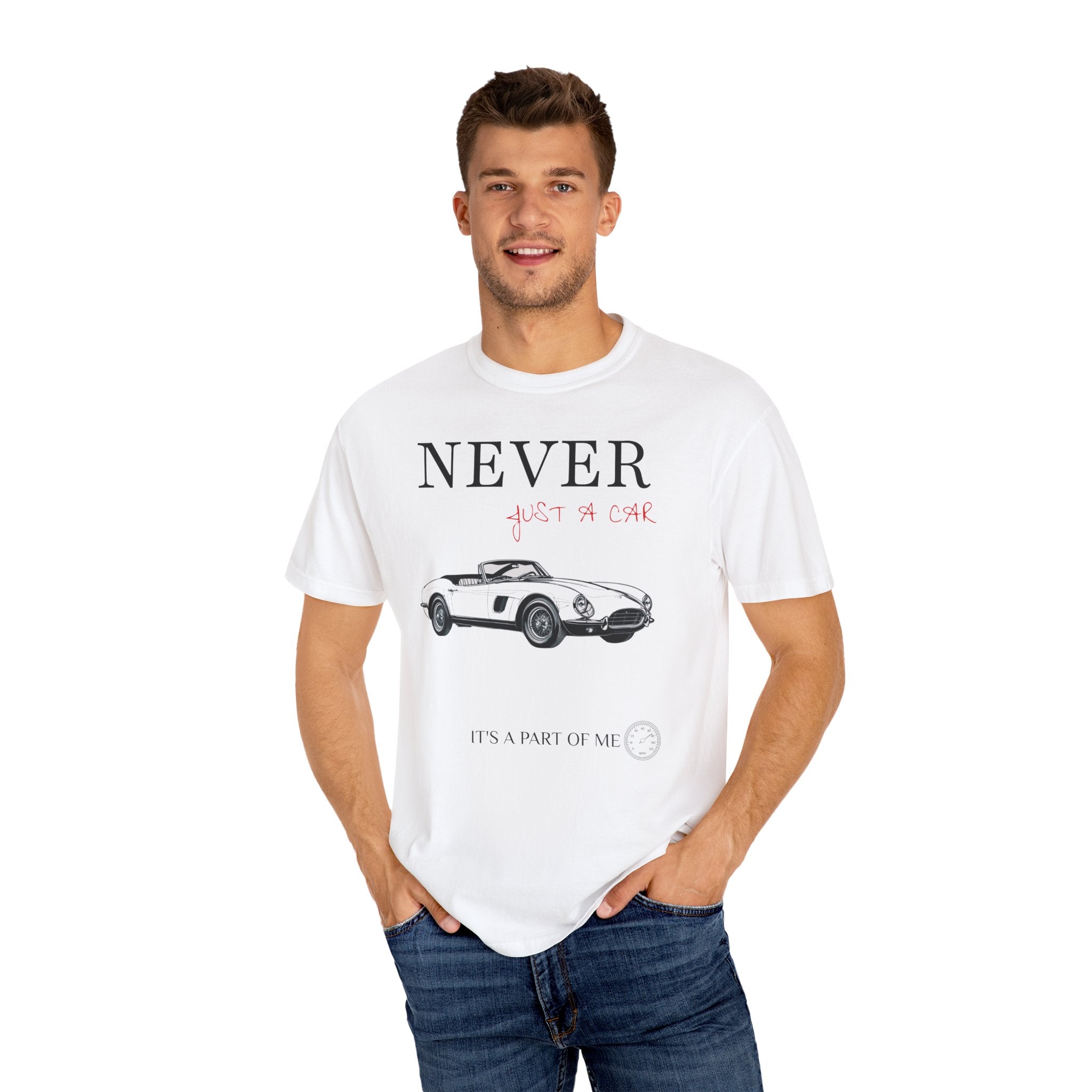 Stylish  T-shirt with Vintage Car Design