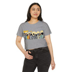Festival Vibes Women's Crop Top, Boho Style Tee, Summer Festival Wear, Concert Outfit, Casual Chic Top, Gift for Her