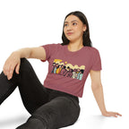 Festival Vibes Women's Crop Top, Boho Style Tee, Summer Festival Wear, Concert Outfit, Casual Chic Top, Gift for Her