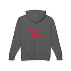 Attitude Over Everything, Unisex Lightweight Hooded Sweatshirt