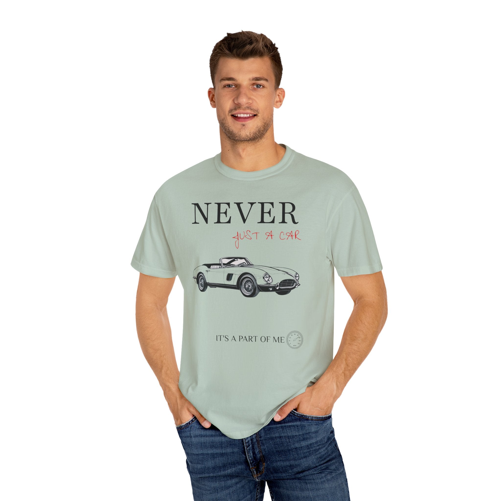Stylish  T-shirt with Vintage Car Design