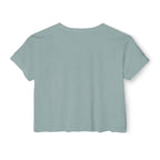 Fall Leaf Festival Crop Top – Boho Autumn Party Tee, Eco-Friendly Fashion