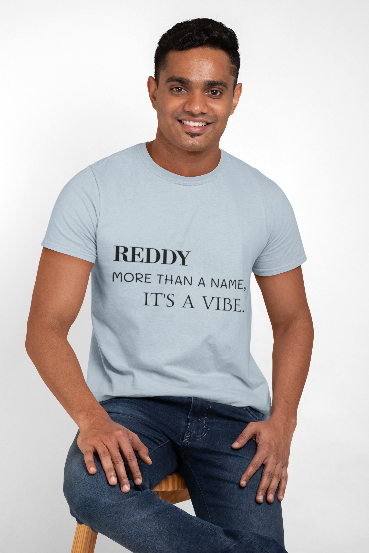 Reddy: More than a name, It's a vibe | Custom Cotton Crew Shirt, Reddy Vibe