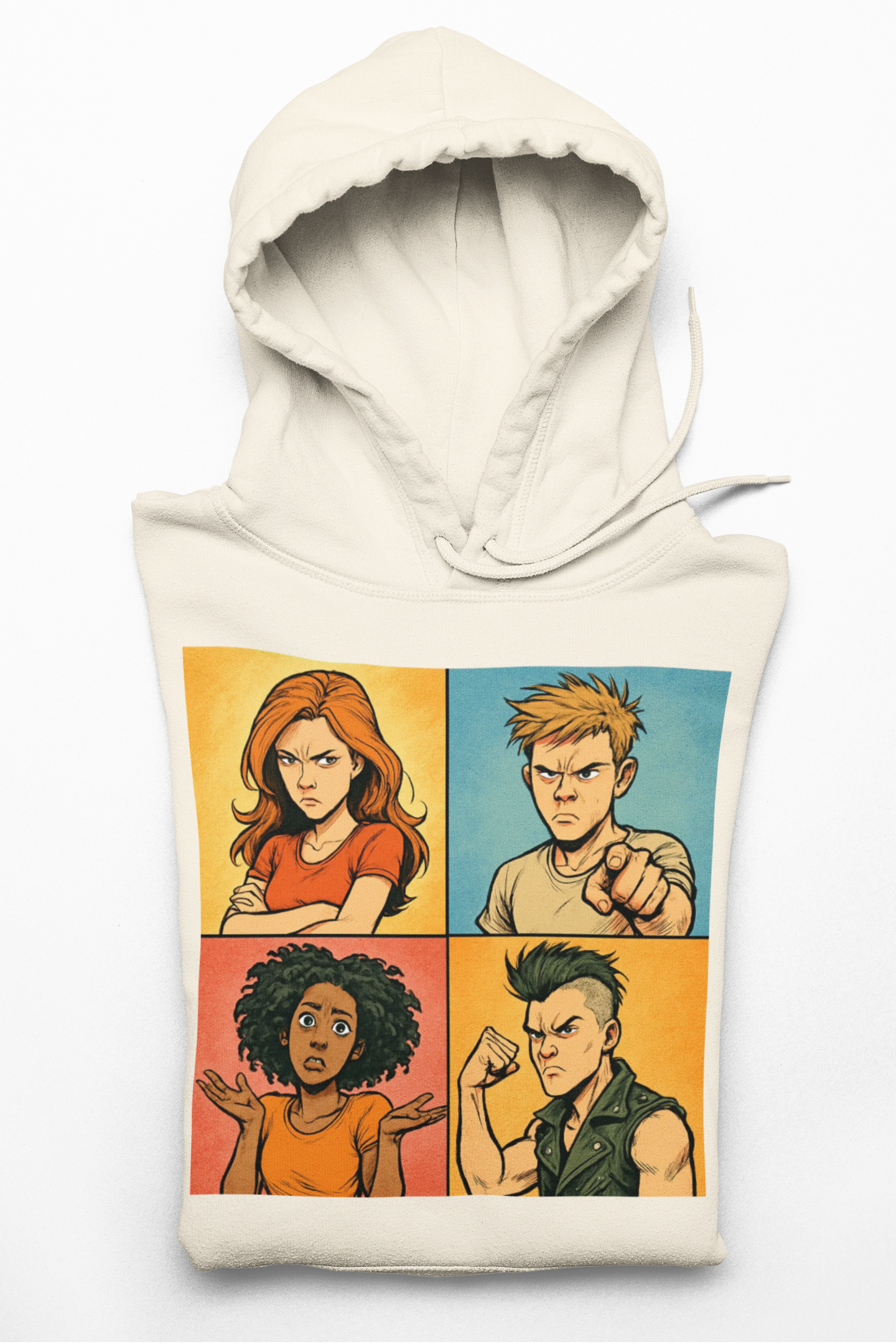 Attitude Over Everything, Unisex Lightweight Hooded Sweatshirt