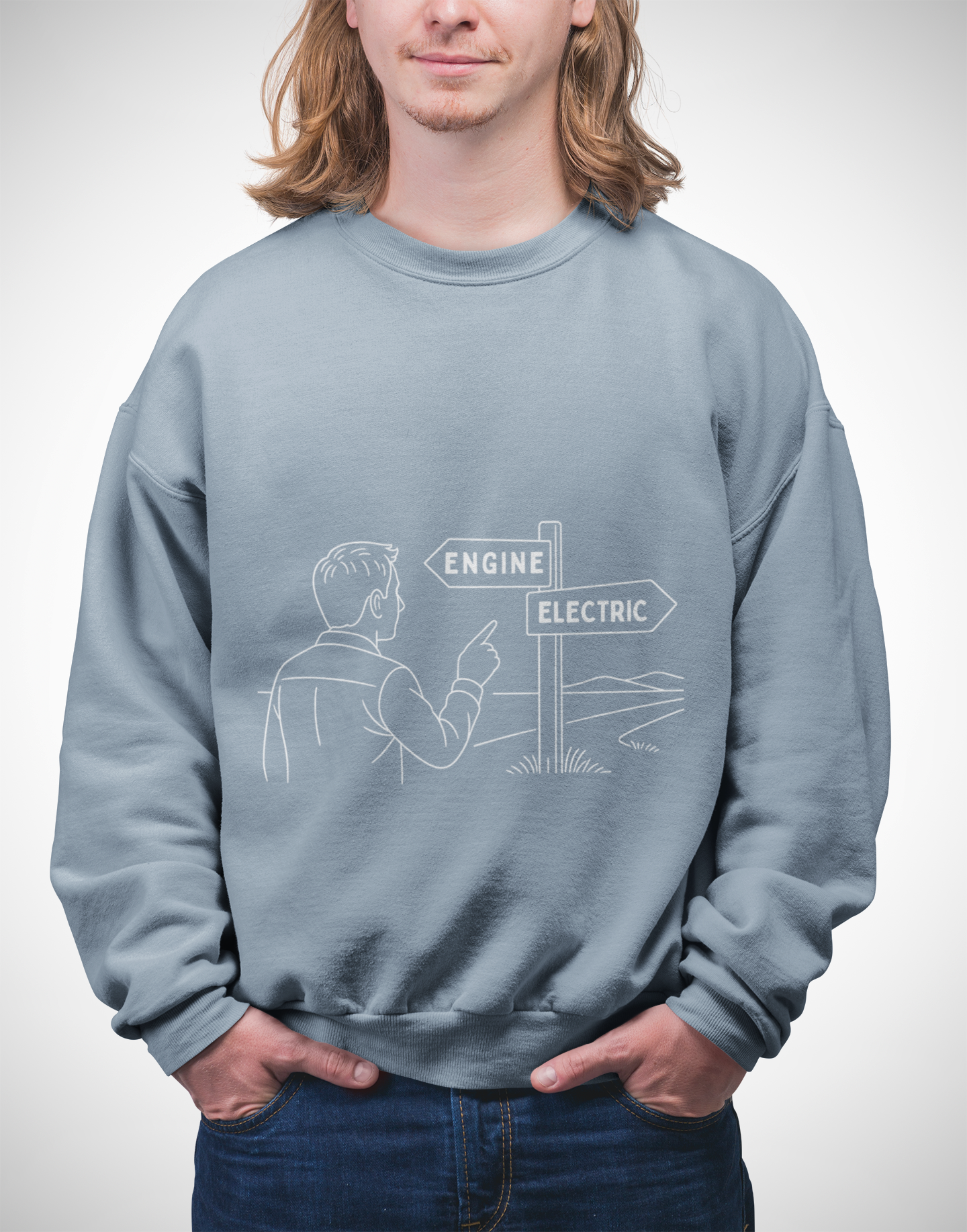 Engine vs Electric Unisex Sweatshirt | Face Turn Fashion