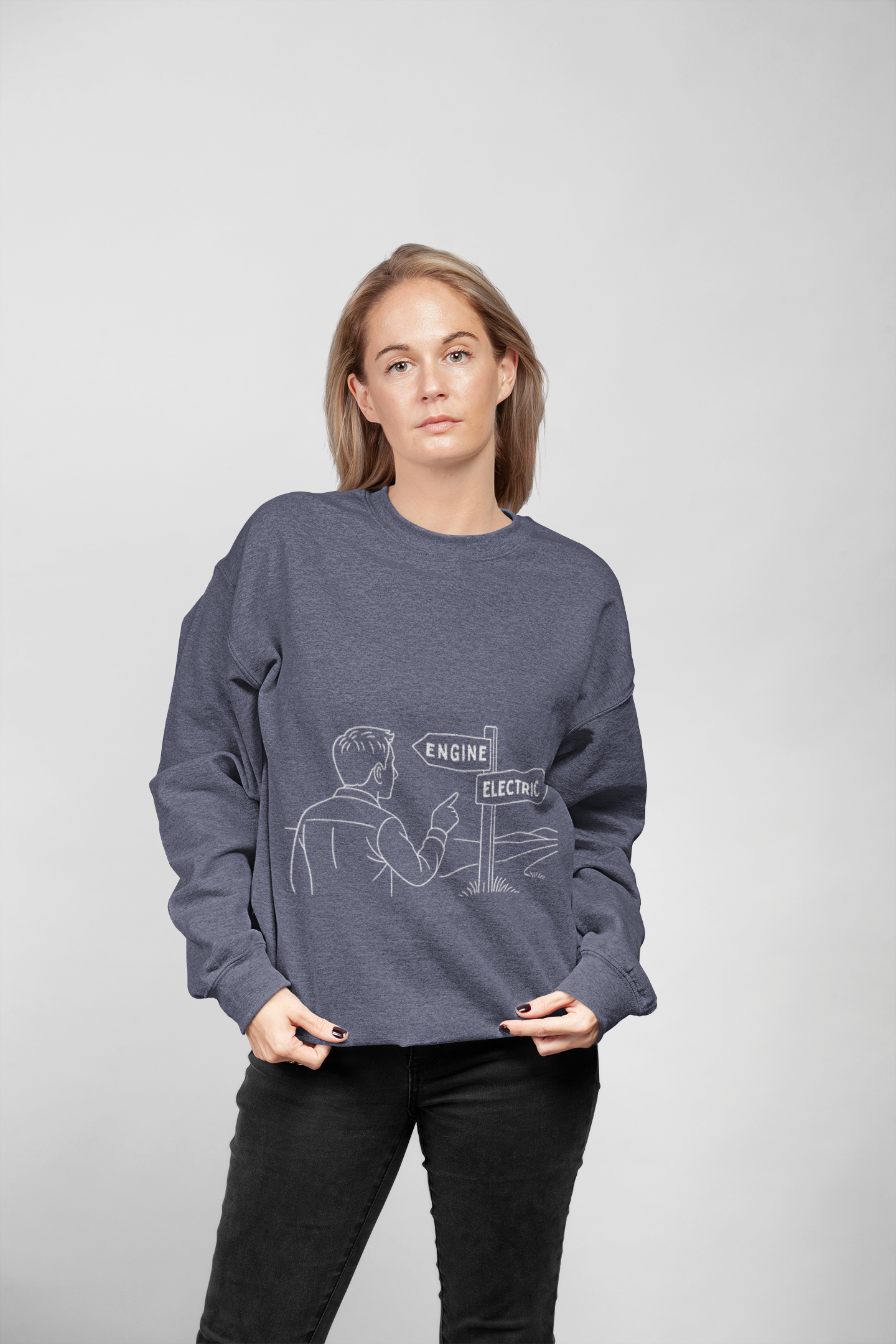 Engine vs Electric Unisex Sweatshirt | Face Turn Fashion
