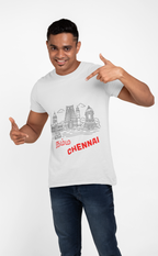 Chennai/Madras Street Vibes Tee -Unisex– Landmarks, Tamil, Namma Chennai, & Coordinates