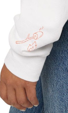Winter Mode On/Off’ Embroidered Sweatshirt – Cozy Unisex Crewneck, Perfect for Winter & Holidays