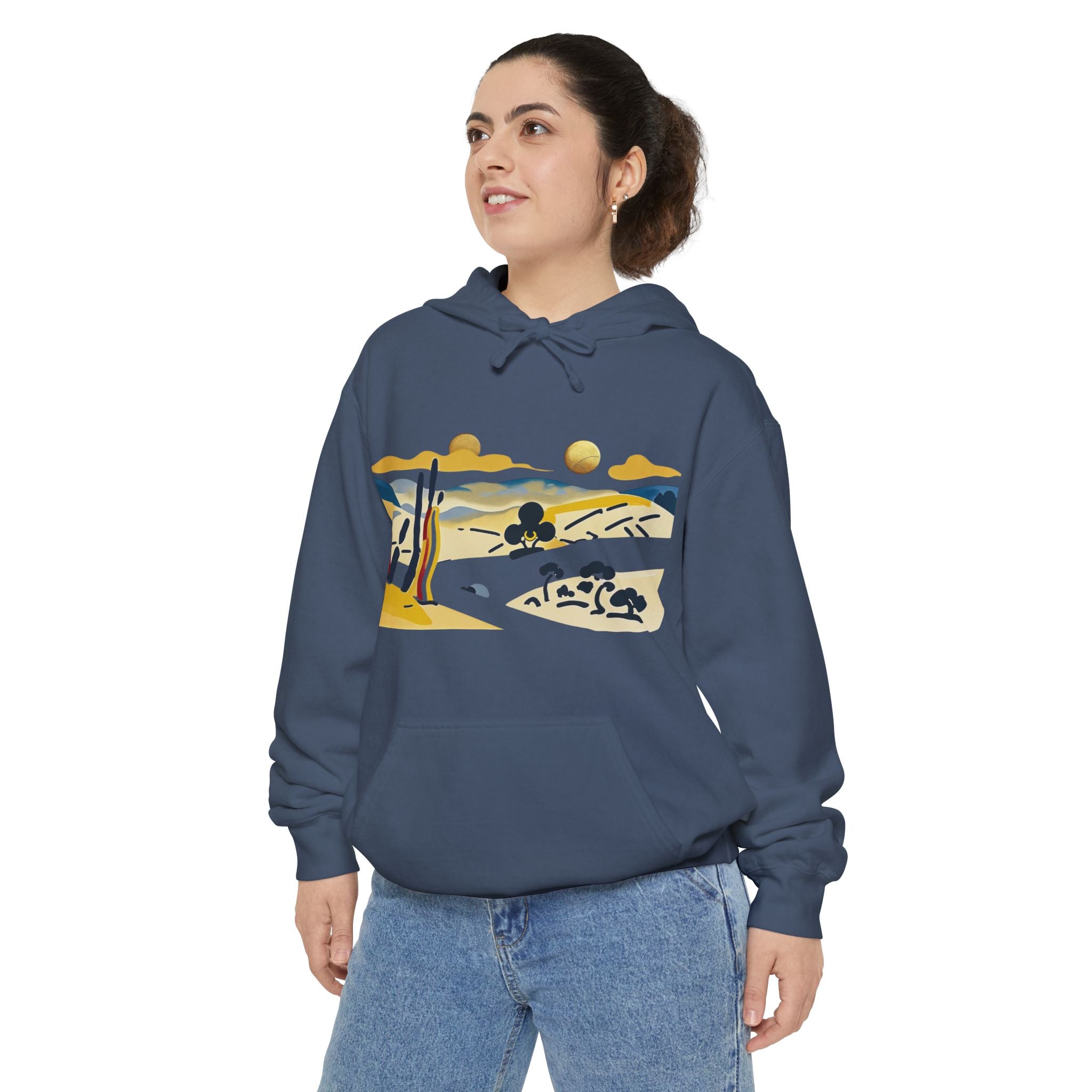 Scenic Landscape Hoodie | Cozy Unisex Sweatshirt for Nature Lovers, Gift for Him/Her, Perfect for Travel, Weekend Wear, Outdoor Adventures
