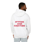 Attitude Over Everything, Unisex Lightweight Hooded Sweatshirt