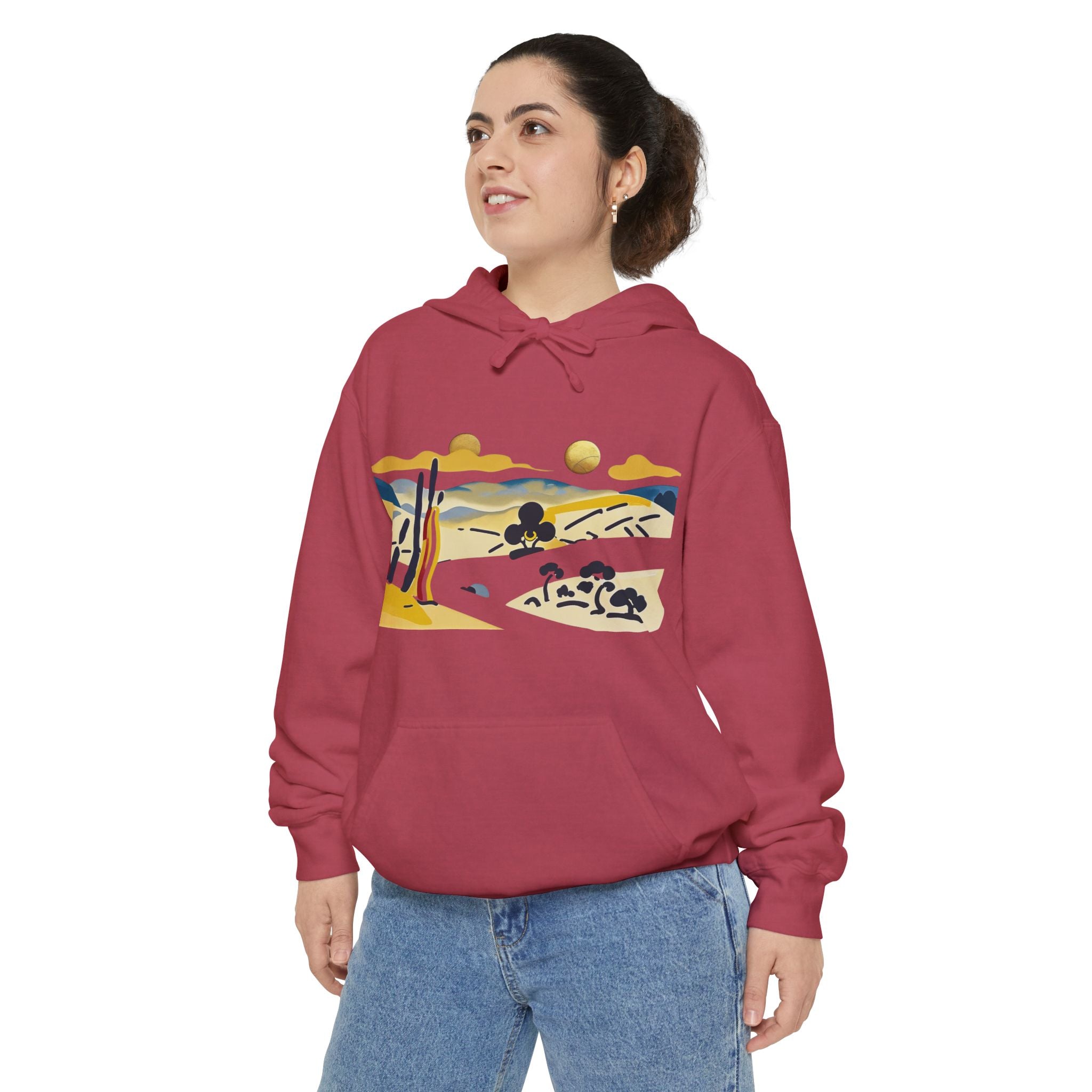 Scenic Landscape Hoodie | Cozy Unisex Sweatshirt for Nature Lovers, Gift for Him/Her, Perfect for Travel, Weekend Wear, Outdoor Adventures