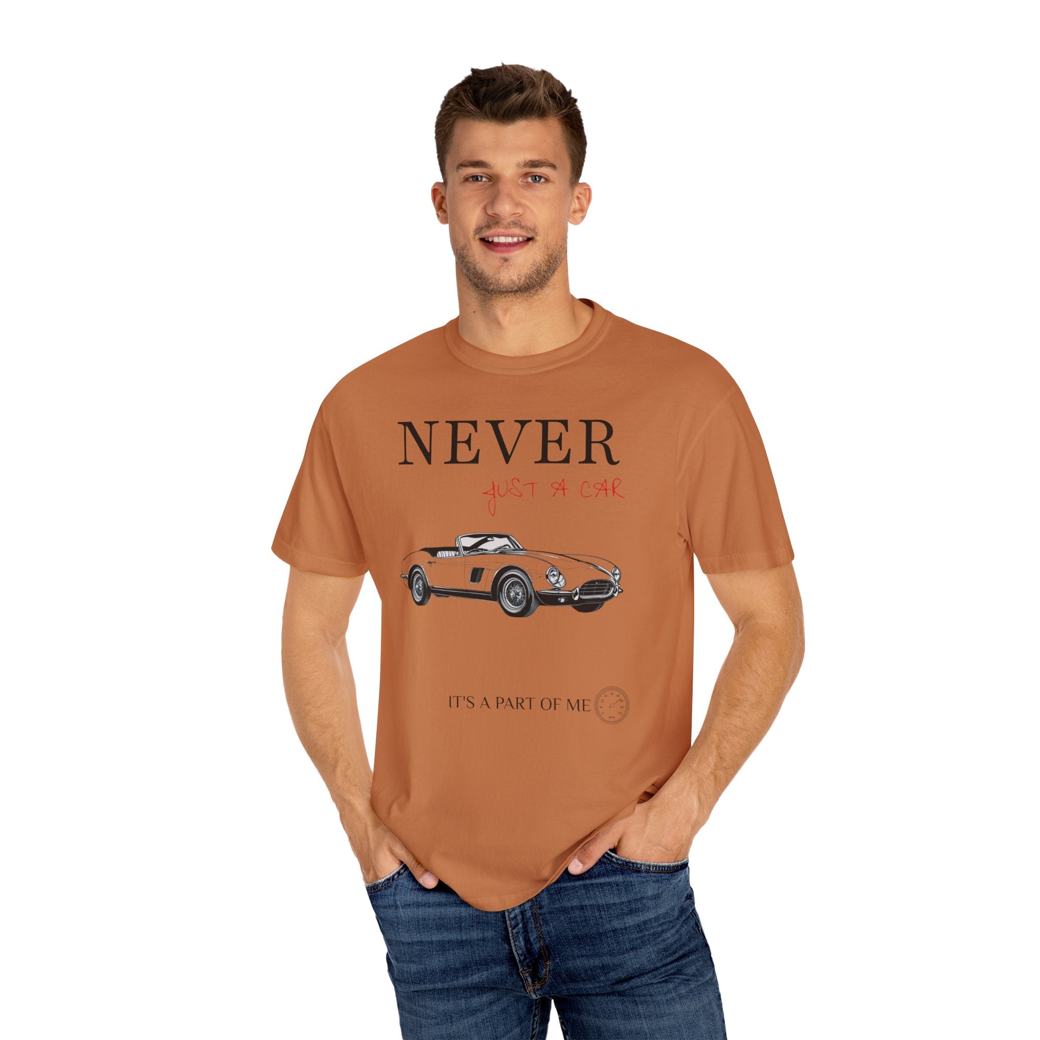 Stylish  T-shirt with Vintage Car Design