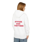 Attitude Over Everything, Unisex Lightweight Hooded Sweatshirt