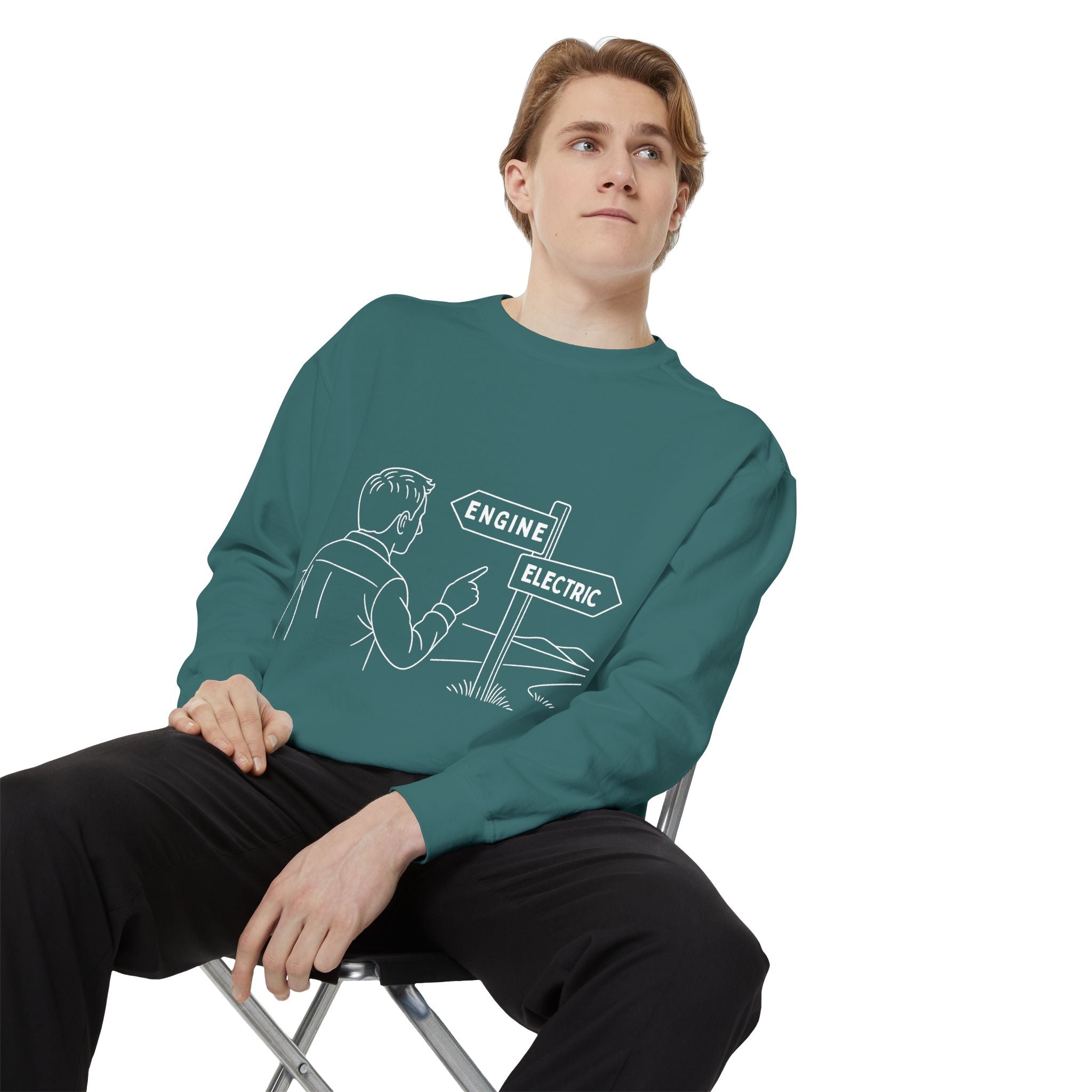 Engine vs Electric Unisex Sweatshirt | Face Turn Fashion