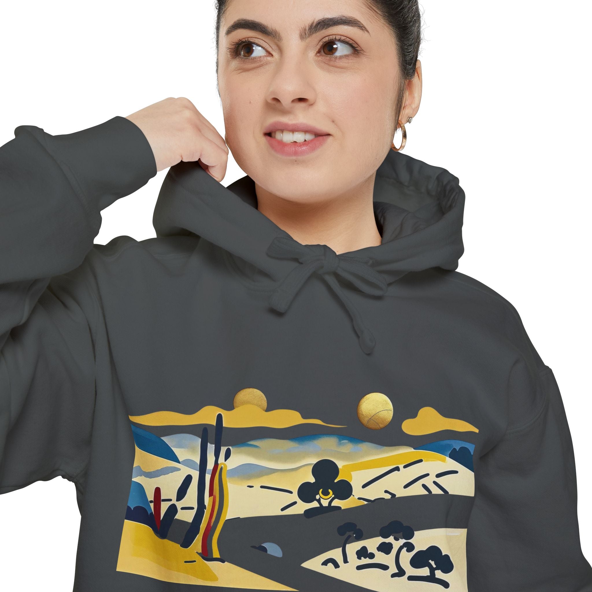 Scenic Landscape Hoodie | Cozy Unisex Sweatshirt for Nature Lovers, Gift for Him/Her, Perfect for Travel, Weekend Wear, Outdoor Adventures