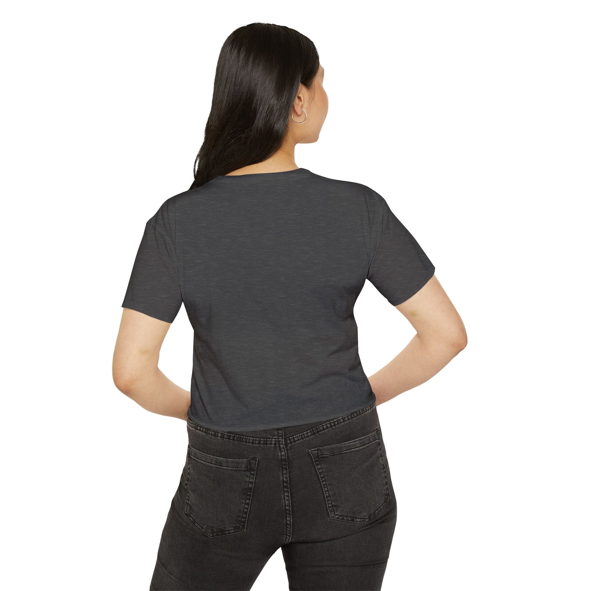 Fall Leaf Festival Crop Top – Boho Autumn Party Tee, Eco-Friendly Fashion