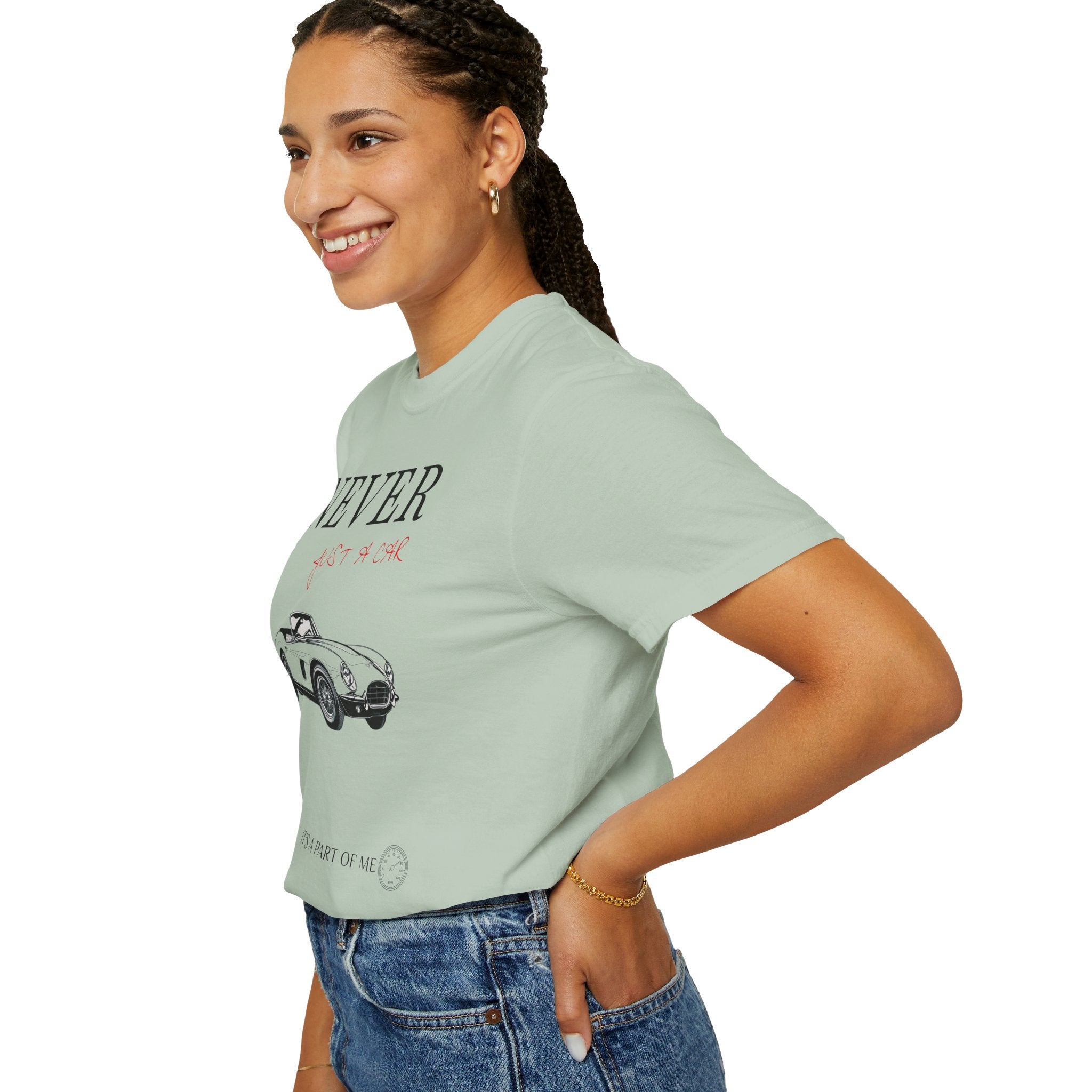 Stylish  T-shirt with Vintage Car Design