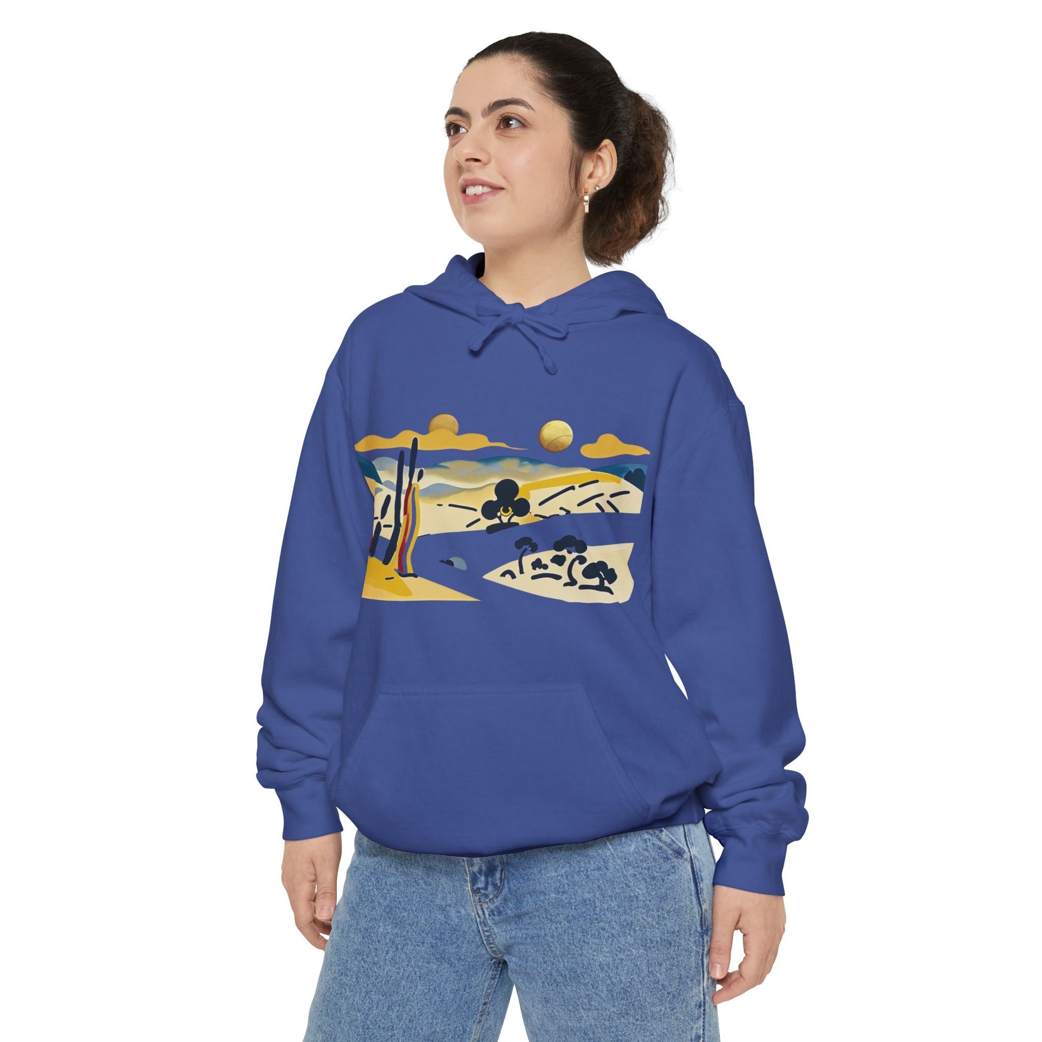 Scenic Landscape Hoodie | Cozy Unisex Sweatshirt for Nature Lovers, Gift for Him/Her, Perfect for Travel, Weekend Wear, Outdoor Adventures