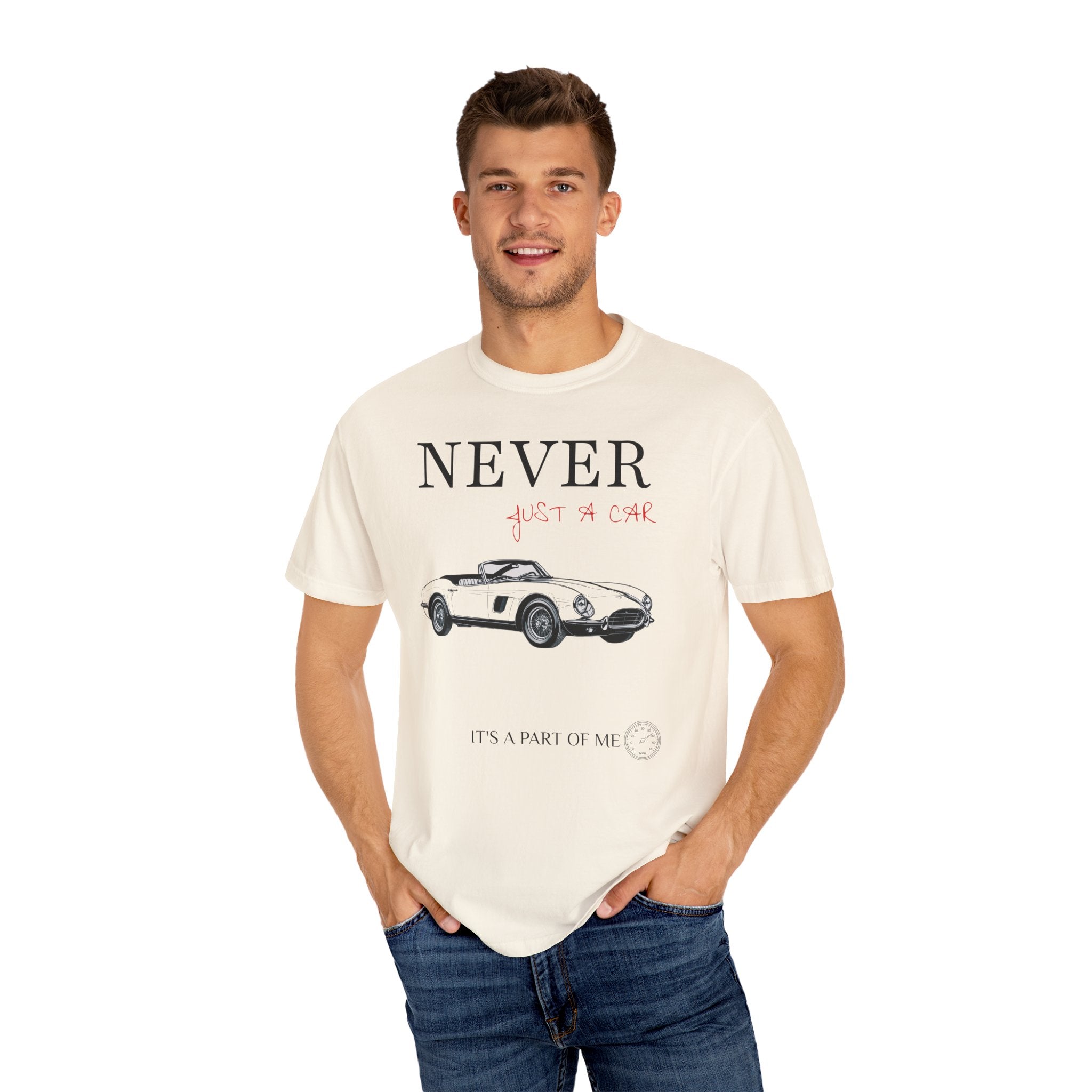 Stylish  T-shirt with Vintage Car Design