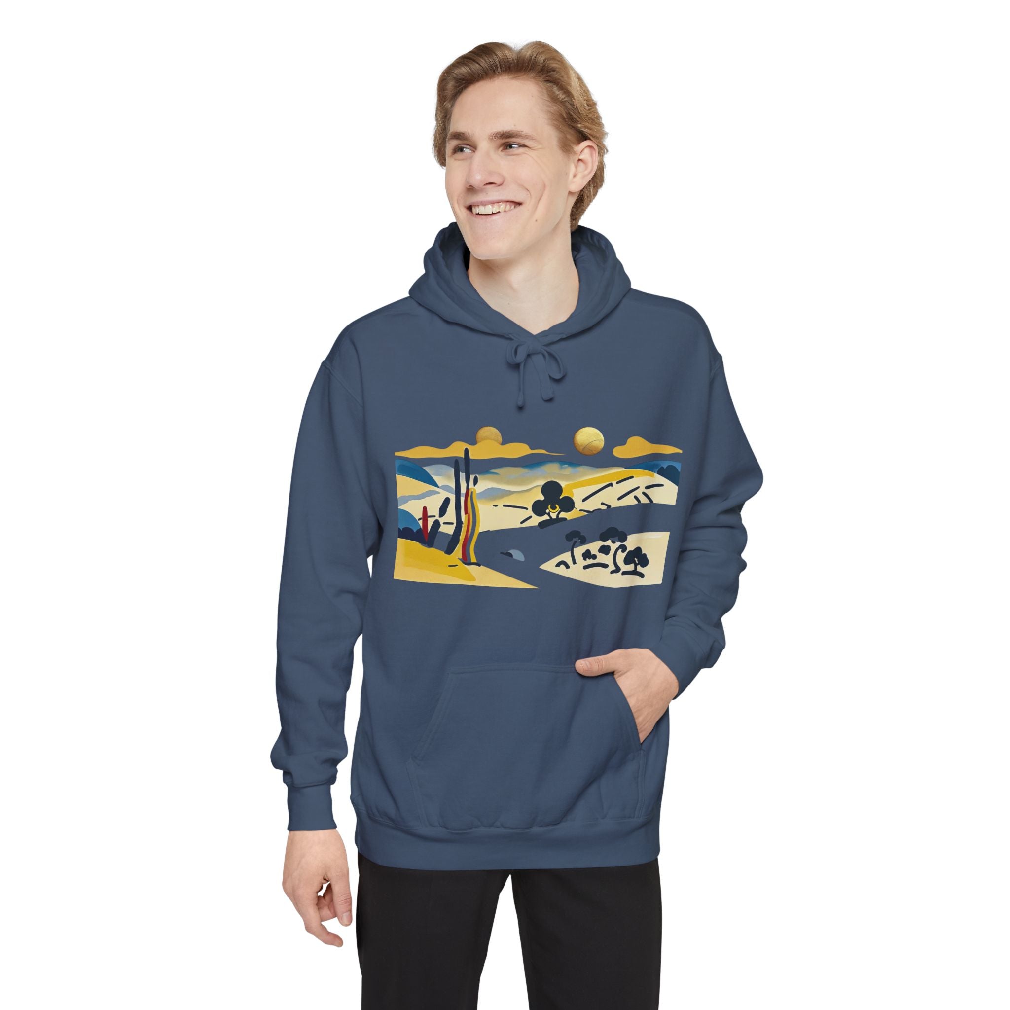 Scenic Landscape Hoodie | Cozy Unisex Sweatshirt for Nature Lovers, Gift for Him/Her, Perfect for Travel, Weekend Wear, Outdoor Adventures