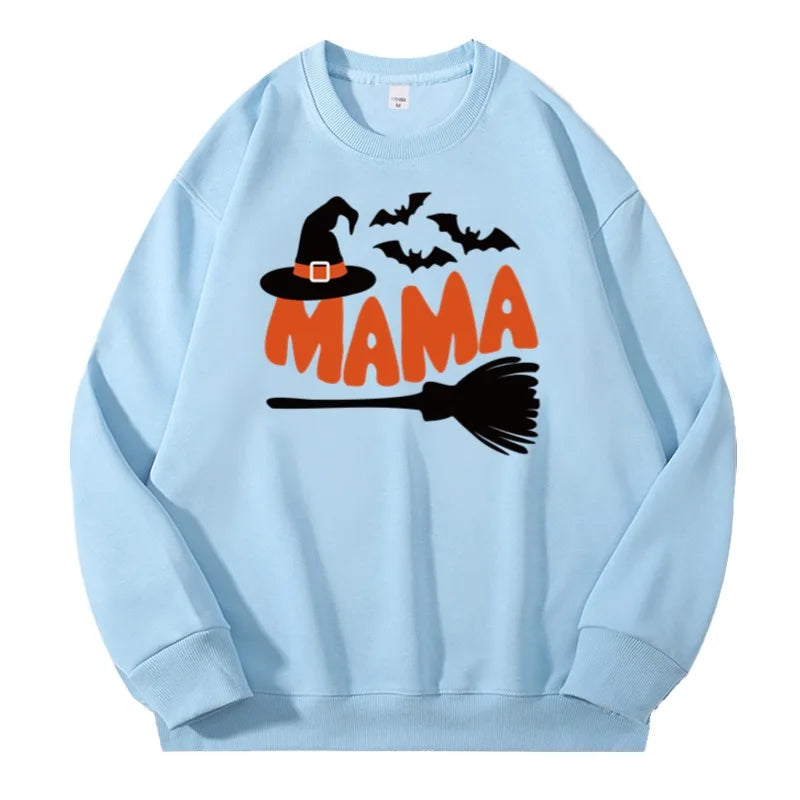 Halloween Sweatshirt Pullover Unisex – Gothic & Cute Prints (Pumpkin, Bat, Skull) | Cotton O-Neck Trick or Treat Top